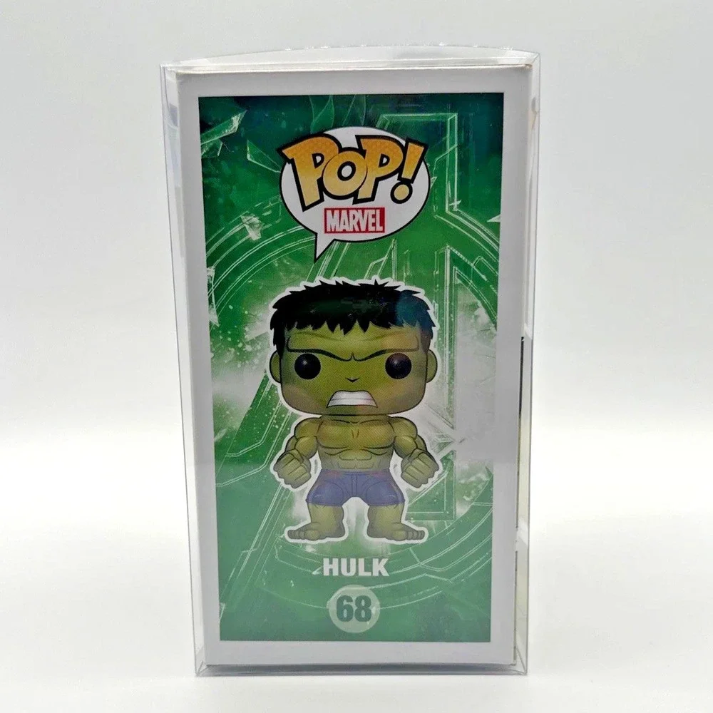 Hulk Funko Pop #68 Marvel Avengers Age Of Ultron Vinyl Figurine w/ Pop Protector